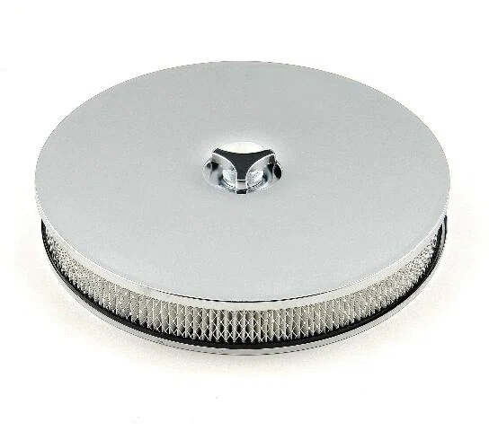 Mr. Gasket Air Cleaner - Low Mount - Chrome - 4339